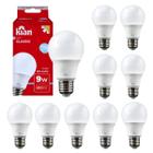 Kit 10 Lâmpada Bulbo Led 9w Branco Frio 6500k Bivolt Kian