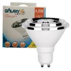 Kit 10 Lampada Led AR70 4,8W GU10 Dimerizavel 110V Amarela 2700K - Galaxyled