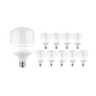 Kit 10 Lâmpada Led Bulbo 20w 6500k Branco Frio E27 Bivolt - ---