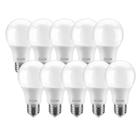 Kit 10 Lâmpada Led Bulbo Elgin E27 9w 60w Econômica Branca Fria