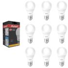 Kit 10 Lampada Led Bulbo PERA 7w E27 Branca Quente 3000K Amarela - Avant