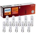 Kit 10 Lampada Philips Esmagada Pequena 1.2W 24V Sinalização Painel