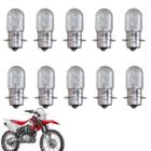 Kit 10 Lâmpadas Farol 12V 35W M5 CRF230 CRF250 Halogêneo - Allen