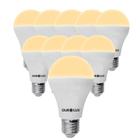 Kit 10 Lâmpadas LED 15W Branco Quente Alta Potência Bivolt