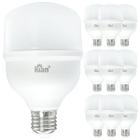 Kit 10 Lâmpadas Led 20w Branco Frio 6500K Luz Branca Alta Potência Luz Forte Kian 1600lm Bulbo Super Led Bivolt