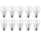 Kit 10 Lâmpadas Led 9w Bulbo E27 Inmetro Elgin