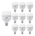 Kit 10 Lâmpadas Led Bulbo 20w E27 Branco Frio Inmetro Taschibra