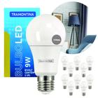 Kit 10 Lâmpadas Led Bulbo 9w Bivolt Soquete E27 Tramontina