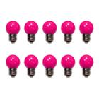 Kit 10 Lâmpadas LED G45 Bolinha Colorida Decorativa 1W 110V - Embuled