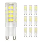 Kit 10 Lâmpadas Led G9 Halopim 7w Bivolt Luz Branco Frio 6000k