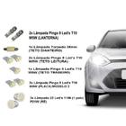 Kit 10 Lampadas Leds ,Teto,Ré,Placa Ford Fiesta 2004 A 2009