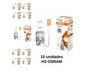 Kit 10 Lâmpadas Para Farol Carro Osram H3 12V 55W