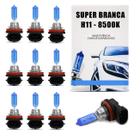 Kit 10 Lâmpadas Super Branca H11 8500k 55w 12v Efeito Xênon