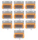 Kit 10 Lanterna Lateral Laranja 24V - DQKL-13