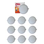 Kit 10 Luminárias Painel Led Embutir Philips Pila 18w 3000k