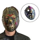 Kit 10 Máscara Jason Luxo Metalizada para Fantasias