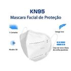 Kit 10 Máscara Kn95 Proteção 5 Camada Respiratória Pff2