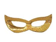 Kit 10 Máscaras Holográfica - Festa Casamento Balada Dourada