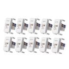 Kit 10 Mg Modulo Tomada Informatica Rj45 Cat5e Br Sleek 1604