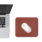 Kit 10 Mouse Pad 20x20cm Pequeno Quadrado Sintetico Antiderrapante Marrom Caramelo Castor