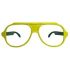 Kit 10 Óculos Aviador Frente Amarela Haste Verde Copa 2022