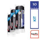 Kit 10 Pacote Saco De Lixo 105LPreto Resistente 50un Cada