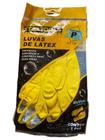 Kit 10 Pares De Luvas Látex Amarela Para Limpeza Tamanho P - Startools