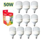 Kit 10 peças lampada led econômica 50w 6.5k branca fria ourolux