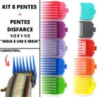 Kit 10 Pentes Com Pente De Disfarce Incluso Uso Profissional