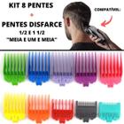 Kit 10 Pentes Especiais Com Pente De Disfarce De