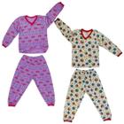 Kit 10 Pijama Infantil Menino De Frio Confortável Estampado P M G