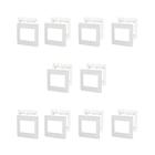 Kit 10 Placa 4X4 6 Mód S730203274 Gamma Silver Orion Schneid