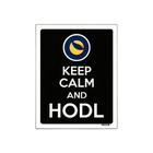 Kit 10 Placa Decoraçao - Keep Calm Hodl Hold Terra Luna