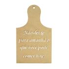 Kit 10 Placa Decorativa Tabua Com Frase Aplique Enfeite 15x35 Mdf Madeira