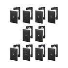 Kit 10 Placa Espelho 4x2 + Módulo Saída Fio + Suporte 618501