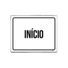 Kit 10 Placas Ambiente Sinalização - Início