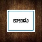 Kit 10 Placas Ambiente Sinalização Setor Expedição