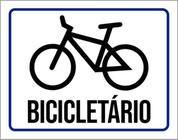 Kit 10 Placas Bicicletário ul Desenho 36X46