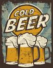 Kit 10 Placas Cold Beer 36X46