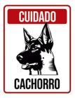 Kit 10 Placas Cuidado Cachorro Vertical Pb 36X46