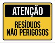 Kit 10 Placas De Atenção Resíduos Não Perigosos 36X46