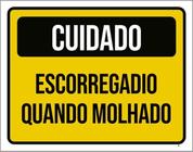 Kit 10 Placas Escorregadio Quando Molhado 36X46