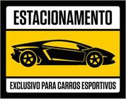 Kit 10 Placas Exclusivo Carros Esportivos 36X46