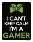 Kit 10 Placas I Can'T Keep Calm Gamer Xb 36X46