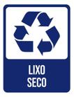 Kit 10 Placas Lixo ul Seco 36X46