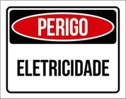 Kit 10 Placas Perigo Eletricidade 36X46