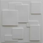 Kit 10 Placas Revestimento Pvc 3d 50x50cm Madri Alto Relevo - Rdecors