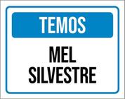 Kit 10 Placas Temos Mel Silvestre