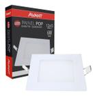 Kit 10 Plafon Led Quadrado Embutir 6w Branco Frio 6500k - Avant