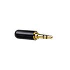 Kit 10 Plug P2 Stereo 6MM Profissional Gold Preto